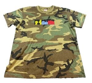 Supreme Life Tee FW19 Camo Men’s Medium Dan Drehobl Graphic T-Shirt Made USA